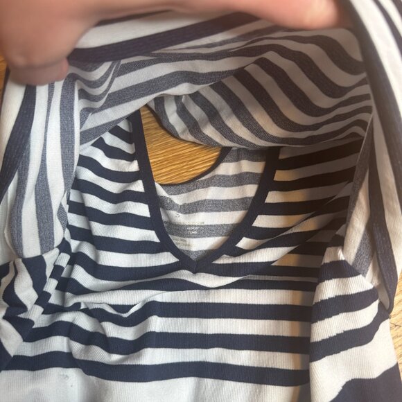 Ripe Norah Seamless Striped Maternity & Nursing Dress Size Small - Picture 9 of 11